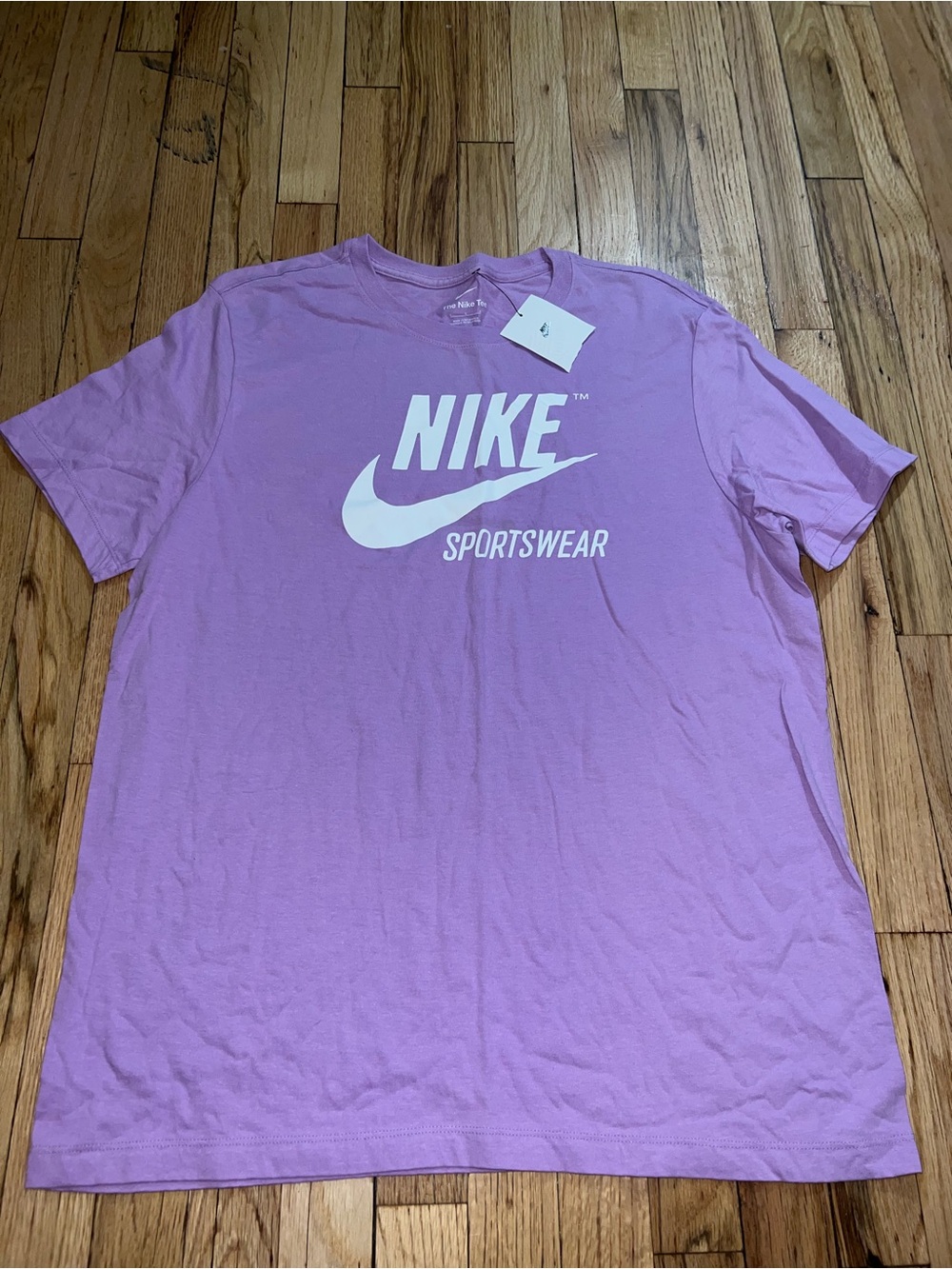 Nike Lavender Sportswear Logo Short Sleeve Tee